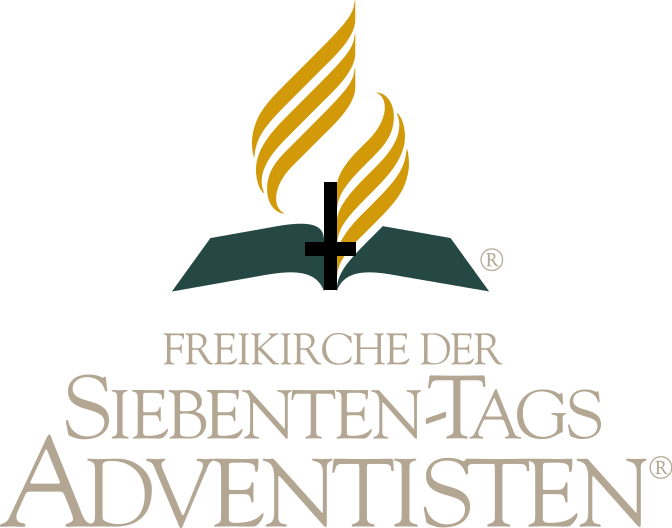 Logo der Siebenten-Tags-Adventisten mit umgedrehtem Kreuz